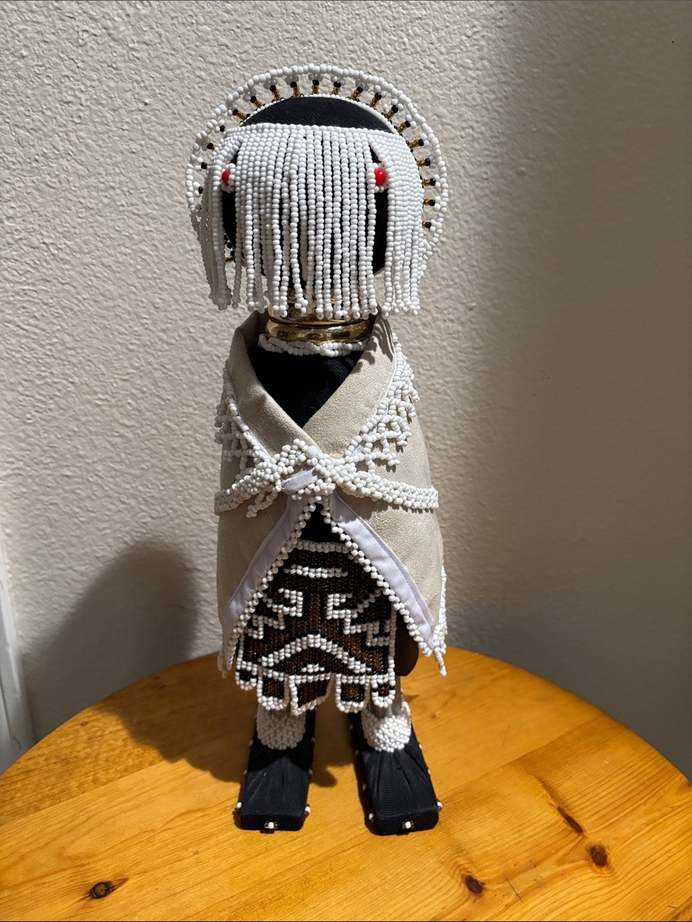 Handcrafted Beaded Tribal Doll